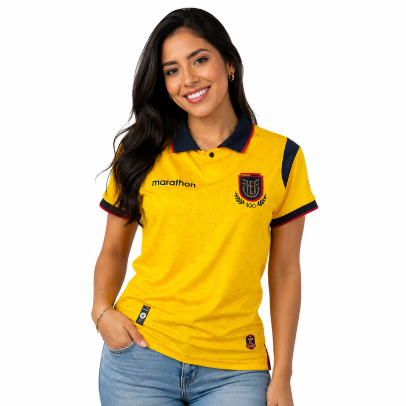 Camisa Ecuador Mujer Conmemorativa